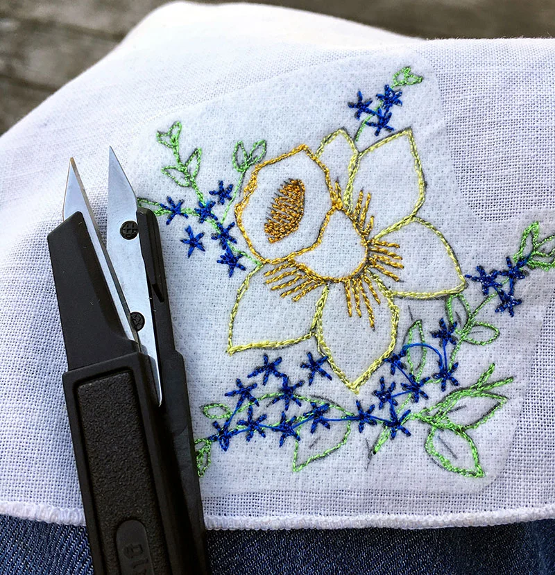 Free Embroidery Pattern and Embroidery Tutorial — The Mermaid's Den